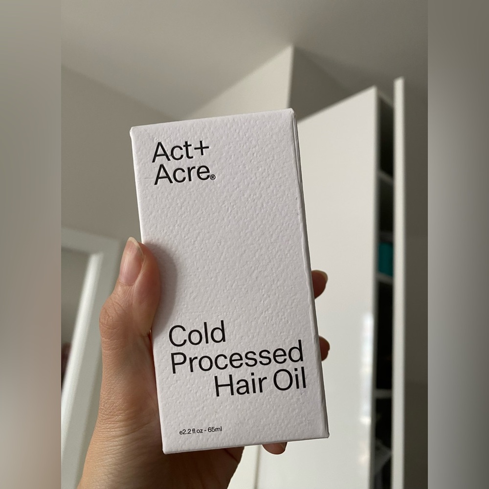 Act + Acre Cold Processed Hair Oil new with box - Picture 2 of 4
